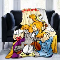 Garfieldas Antklodės Spaudinys Pliušinė Antklodė Suaugusiems Namų Biuro Sofos Kelionės Šilta Atsitiktinė Studentų Antklodės Katės Animacinis Filmas Flanelinė Antklodė 75x90cm