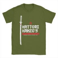 Vyriški marškinėliai Hattori Hanzo Kill Bill Naujiena Medvilniniai marškinėliai trumpomis rankovėmis O formos iškirptė Drabužiai Grafiniai S