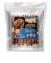 Uniq Pets balti pagaliukai su ėriena šunims, 500 g
