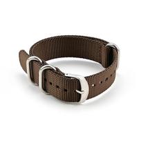 Nylon Watch Strap Replacement Strap with Silver Stainless Steel Buckle for Men's Watch 20mm/22mm/24mm watch bands 20mm juoda