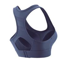 Ayub Women's High-Impact Sports Bra with Integrated Pads S tamsiai mėlyna spalva
