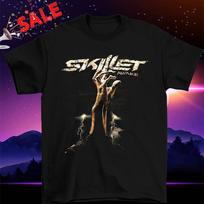 Skillet Grupė Awake Albumas Juodi Medvilniniai Marškinėliai Visų Dydžių S-5XL Unisex Marškinėliai S purple