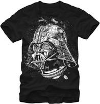Žvaigždžių karai Vyriški T-shirt'as su Darth Star S juoda