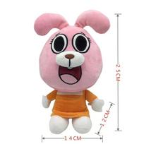 Naujas Pasaulis Gumballo Darvino pliušinis žaislas Animacinis Bananas Joe Anais Richard Nicole pliušinis žaislas Kawaii minkšta dekoratyvinė pagalvė žaislas vaikams 24-34cm blue