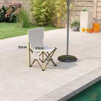 Portable Outdoor Folding Chair for Camping, Picnic, Fishing, and Casual Use