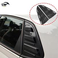 2009-2021 m. Volkswagen Polo Galinio trikampio lango žaliuzės Ryškiai juodos apdailos detalės Matte Black