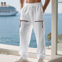 Men's Casual Cargo Pants Workout Joggers Stretch Sweatpants Casual Hiking  Pants With Multi Pockets L juoda