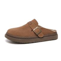 Retro odinės Birkenstock krepšio galvutės pusbačiai moteriški pavasariniai nauji laisvalaikio pusbačiai 35 juoda