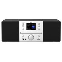 JVC RD-E874B Bokštas Bluetooth 20 W Juodas, Sidabrinis