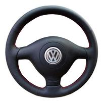 Dirbtinės odos automobilio vairo apdangalai Volkswagen VW Golf 4 Passat B5 1996-2003 Seat Leon 1999-2004 Polo 1999-2002 Blue Thread
