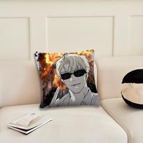Manga C-codename A-nastasia Brooch Cute cushion cover Pillow Cover Decoration Room Home Sofa living Office Car Nordic Simplicity 12x12Inch