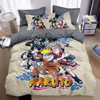 Anime Uzumaki Lovos Komplektai Animacinis N-Naruto Antklodės Užvalkalas ir Pagalvės Užvalkalas Suaugusiems Berniukams Mergaitėms Miegamojo Dekoravimas Vaikų Dovana EU Single(135*200cm)3pcs