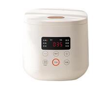 220V 2L Mini Rice Cooker Fully Automatic 24H Time Setting Rice Cooking Pot Electric Multi Cooker Smart Home Appliances white