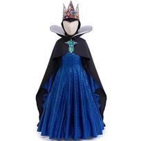 Anime Princesės Piktos Karalienės Vaikų Cosplay Kostiumas Su Karūna Gotikinė Kaukės Šventės Suknelė Mergaitėms Helovino Karnavalo Šventės Suknelė 110 raudona