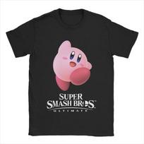 Kirbys Retro Japoniški Marškinėliai Vyrams Moterims Nostalgija Vaikystė ACT Žaidimas Nuostabūs Grynos Medvilnės Marškinėliai Apvalia Kaklo Marškinėliai Drabužiai 110