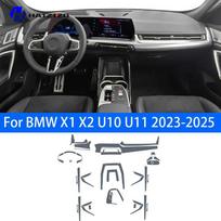 Skirta BMW X1 X2 U10 U11 -2025 Automobilio interjero centrinės konsolės apsauginė lipdukas interjero dekoratyvinė juostelė TPU apsauginis lipdukas Right-hand drive