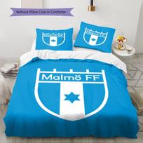 Malmo FF rašto patalynė, Antklodžių komplektas, Antklodės užvalkalas, Pagalvės užvalkalas, Namų gimtadienio dovana (1 * užvalkalas antklodei + 2 * užvalkalai pagalvėms, be užpildo) 135x200cm