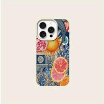 Orange Ocean pattern phone case, suitable for iPhone 17, 16, 15, Plus, Pro, Max series phones - ideal for use as a gift iPhone17 dramblio kaulas
