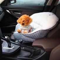 Medium Dogs Carry House Black Grid