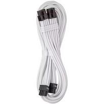 CableMod C-Series Pro ModMesh PCIe 8+8-pin Sleeved Cables for Corsair RM/RMx/RMi (Black Label), White CM-PCSR-B88P-N60KW-3PW-R