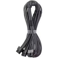CableMod C-Series Pro 12VHPWR Cable Variant B, 12V-2×6 to 4x PCIe 8, Angled, Carbon CM-PCSR-16P4-RBN60KC-5PK-R-SS