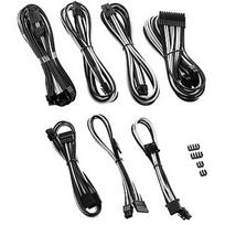 CableMod C-Series Pro ModMesh 2VHPWR Cable Kit for Corsair RM/RMi/RMx (Black Label), Black/White CM-PCSR-16P3KIT-NKKW-R-SS