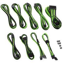 CableMod C-Series Pro ModMesh Cable Kit for Corsair RMi/RMx/RM (Black Label), Black/Light Green CM-PCSR-FKIT-NKKLG-R