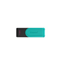 Kingston USB Flash Drive | DataTraveler Exodia S | 128GB | USB 3.2 Gen 1 | Black/Turquoise