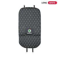 Automobilio sėdynės atlošo apsauga nuo spyrių Vaikų apsauginis dangtelis Kilimėlis Skoda Octavia Rapid Kodiaq Karoq Fabia Kamiq Superb Išvestiniams modeliams For Skoda-red