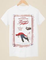 Fargo - Filmo plakato įkvėpti Unisex balti marškinėliai Unisex marškinėliai XXL