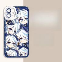 Genshin Impact Furina Neuvillette Case For Samsung Galaxy S25 S24 S23 S22 Ultra Plus S23FE S24FE A55 A35 A15 A16 A56 A36 Casing Samsung S23