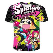 Marškinėliai Karštas žaidimas Splatoon 3D spaudinys Vaikams T marškinėlis Vasarinis Madingas Laisvalaikio Animaciniai filmukai T marškinėlis Berniukui Mergaitei Unisex Vaikų drabužiai Viršutiniai drabužiai 110