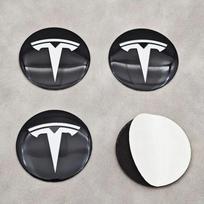 Automobilio lipdukas 2025 m. Naujas „Tesla“ 4 vnt. 56 mm „Tesla“ dangtelio centrinio dangtelio logotipas, aukštos kokybės lipdukas, skirtas „Tesla Model 3 YSX“ asmeniniam automobiliui
