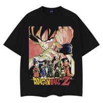 Dragon Ball marškinėliai vyriški, grynos medvilnės, laisvalaikio, su apvalia apykakle, trumpomis rankovėmis, vasariniai, sportiniai, laisvalaikio, trumpomis rankovėmis viršus S