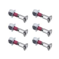 6pcs Motocross Sprocket Bolts Locking Flange Nuts Set M8x30 Chain Screws Universal Cover Plugs Compatible For Dirt Bikes 1 gray