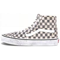 Vans Sk8 Hi Tapered Washed Asphalt True White Checkerboard Vans VN0A4U16HQE 39 gray
