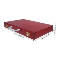Portable Paint Box Multi-functional Painting Container Drawing Tool Wooden Storage Child 30.00X23.00X4.50CM