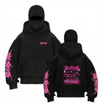 Stray Kids Harajuku spausdinta dvigubo gobtuvo užtraukiama marškinė su gobtuvu vyrams ir moterims Stray Kids dvigubo gobtuvo užtraukiama striukė, Harajuku spaudinio SKZ džemperis su gobtuvu STAY S