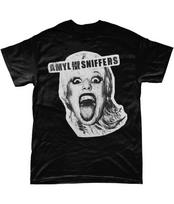 Amyl And The Sniffers Medvilninis Juodas Marškinėlis Visų Dydžių BT334 Unisex Marškinėlis XXL