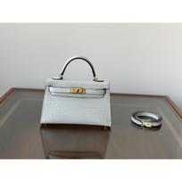 Kazilan 19cm krokodilo rašto mini Kelli rankinė madinga universali peties rankinė-paštininkė moteriška rankinė 19cm