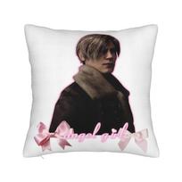 Leon S Kennedy SnapChat Šuns Ausys Pagalvės Užvalkalas Spausdintas Audinys Pagalvės Užvalkalas Dekoras Pagalvės Užvalkalas Namai Didmeninė Prekyba 18 30x30cm 12x12in