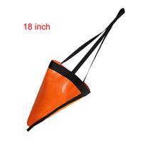 Sea Drogue Anchors Marine Kayak Drift Rowing Boat Fishing Brake Lifeboat Anchors Kayak Yacht Accessory 18'' orange no float#1