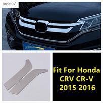 Skirta Honda CRV CR-V 2015 2016 Automobilio Priekinės Vidurinės Grotelės Grotelių Juostelės Apdailos Dangtelis Apdailos Elementas ABS Chromuoti Priedai Išorės Pertvarkymo Rinkinys