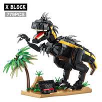 Dinozaurų žaislai Juros periodo parkas Indominus Rex Dinozaurų pasaulis Statybiniai kaladėlės Mosasaurus Tyrannosaurus Kaladėlės „Pasidaryk pats“ žaislai Vaikų dovanos