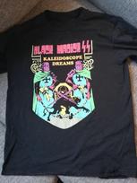 „Black Magick SS Kaleidoscope Dreams“ medvilniniai juodi S-5XL unisex marškinėliai XXXXL