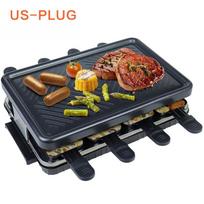220V/110V Stalo grilis Elektrinis BBQ grilis Nelipnus paviršius Temperatūros valdymas