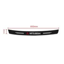 Anglies pluošto automobilio galinio buferio bagažinės apsauginė lipdukas Mitsubishi Outlander Lancer 10 9 ASX RALLIART Eclipse L200 Pajero