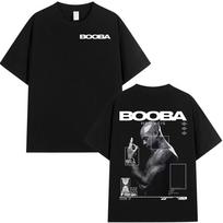 Raperio Booba Nero Nemesis albumo marškinėliai vyrams ir moterims Retro Gothic Hip Hop trumpomis rankovėmis vyriški medvilniniai marškinėliai Streetwear L