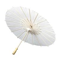 10-1PCS White Paper Parasol Umbrellas DIY Photo Cosplay Prop Bamboo Umbrella For Wedding Party Summer Beach Decor Bamboo&24K