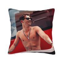 Charles Leclerc Pagalvės užvalkalas Minkštas pagalvės užvalkalas Senovinis pagalvės užvalkalas Svetainei, lovai, kėdei 12x12Inch